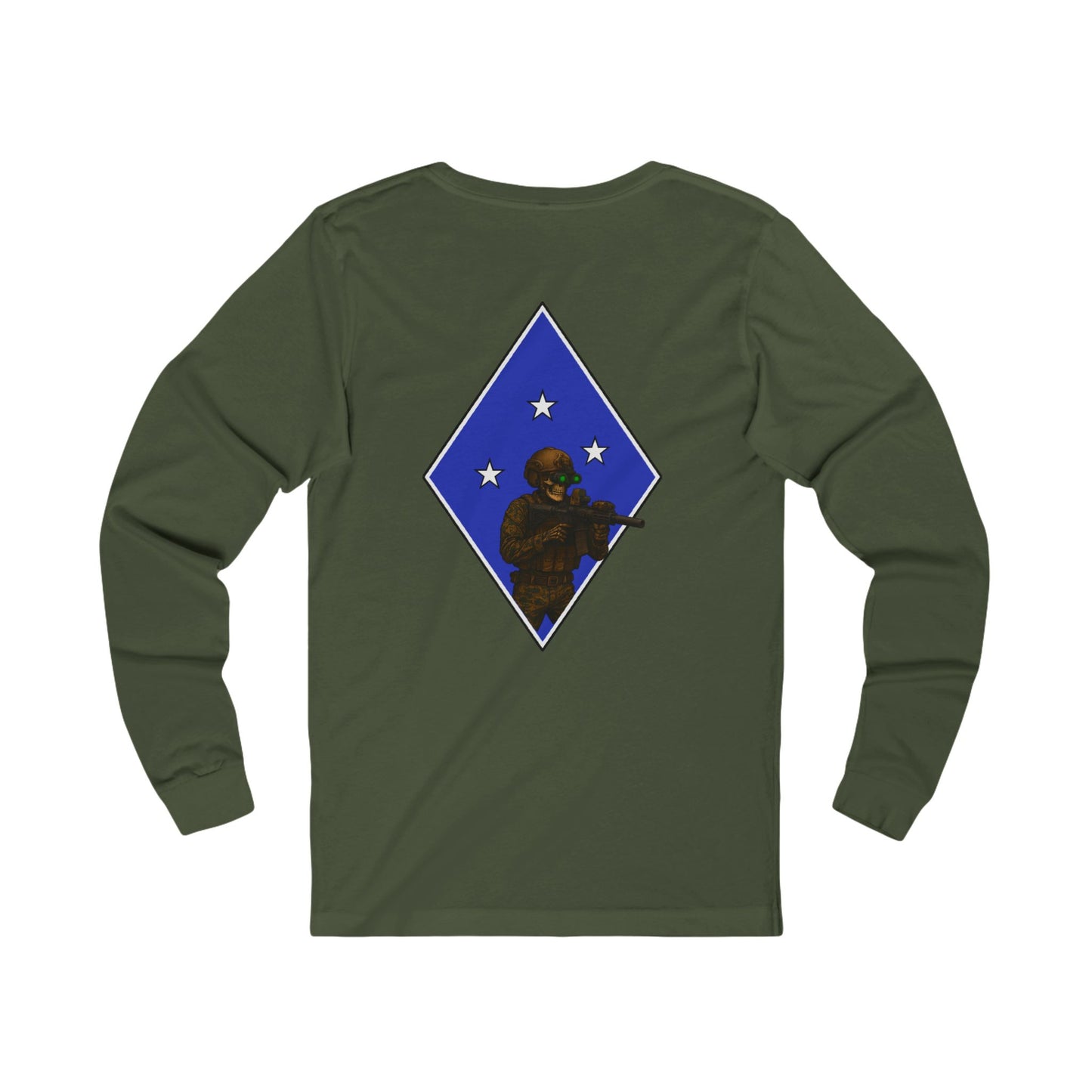 Blue Diamond Tactical Skeleton Long Sleeve Tee