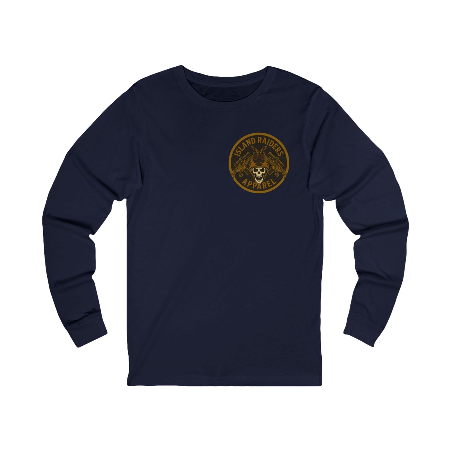 Island Raiders Logo Long Sleeve Tee