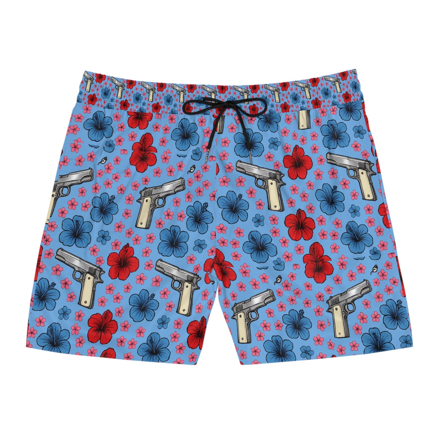 1911 tropical print swim shorts
