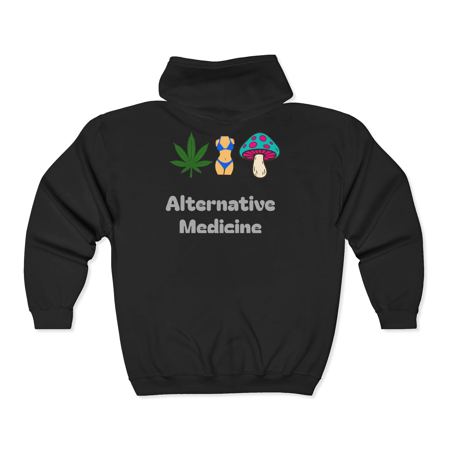 Alternative Medicine Zip Hoodie - Unisex Sweatshirt