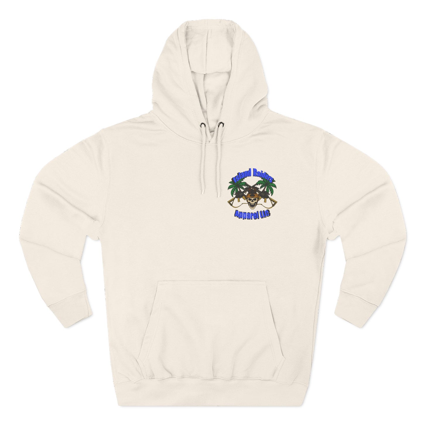 Fleece Hoodie - Tactical Skeleton Blue Diamond Military Inspired