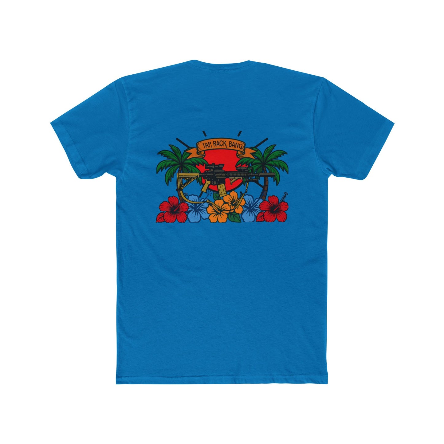 Cotton Crew Tee - Tap Rack Bang Design