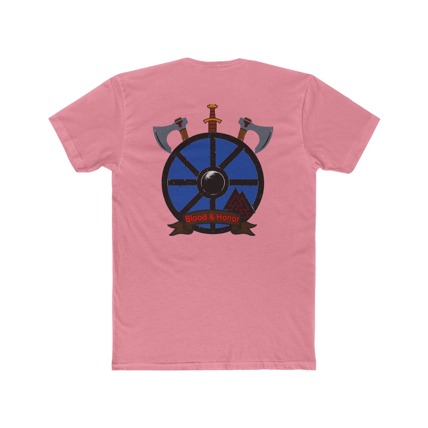 Viking Tee - 'Blood and Honor' Unisex Cotton Crew Tee