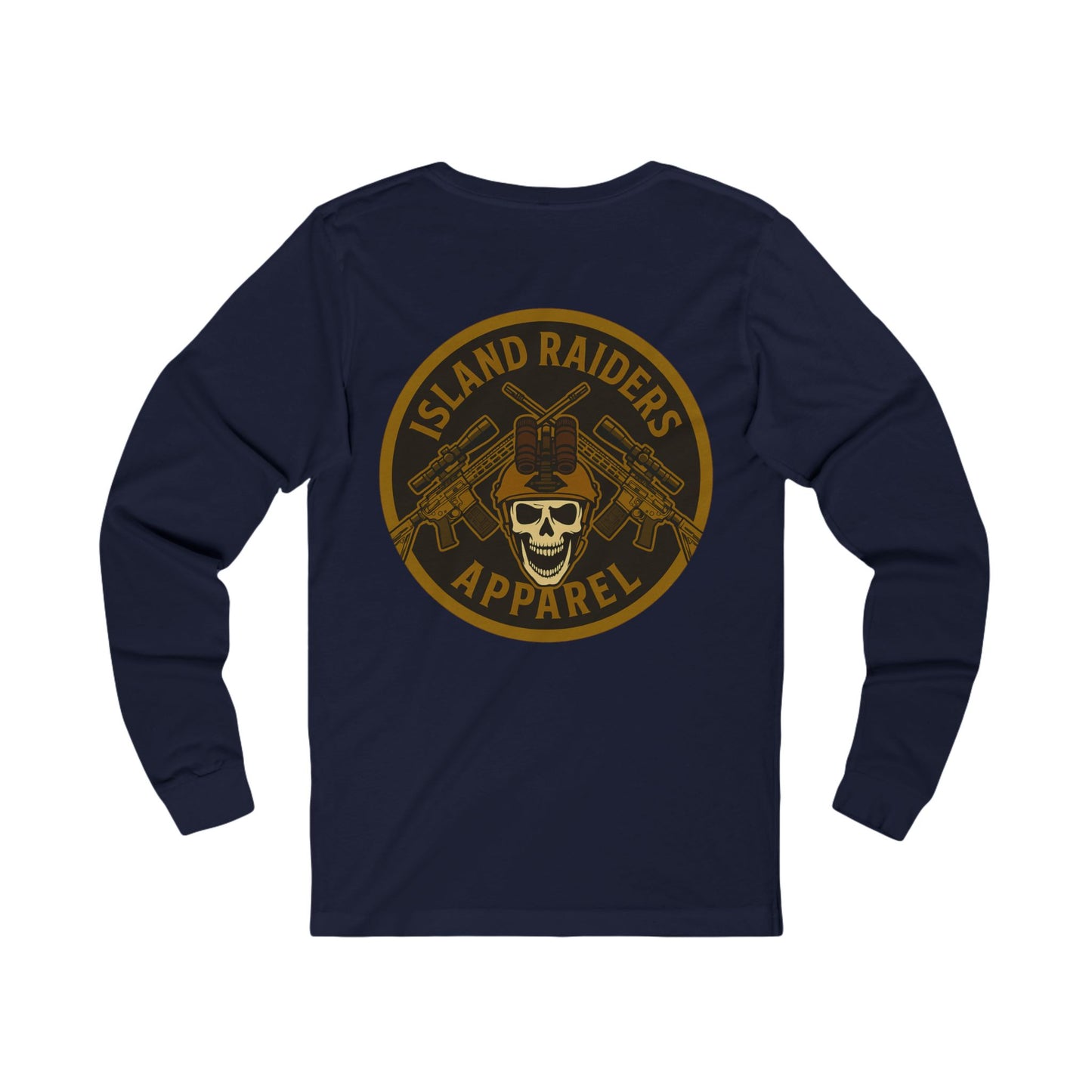 Island Raiders Logo Long Sleeve Tee